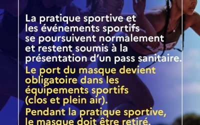 Nouvelles mesures sanitaires